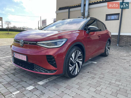 Красный Фольксваген ID.4, объемом двигателя 0 л и пробегом 2 тыс. км за 33607 $, фото 1 на Automoto.ua