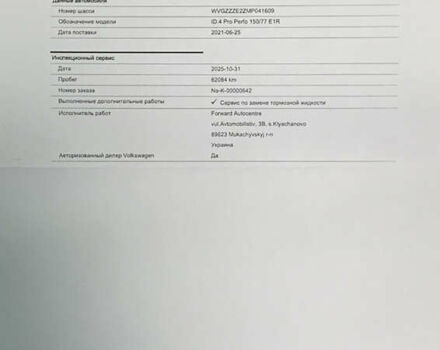 Желтый Фольксваген ID.4, объемом двигателя 0 л и пробегом 63 тыс. км за 32000 $, фото 11 на Automoto.ua