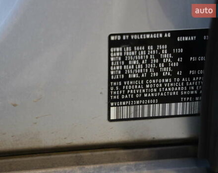 Серый Фольксваген ID.4, объемом двигателя 0 л и пробегом 34 тыс. км за 21300 $, фото 26 на Automoto.ua