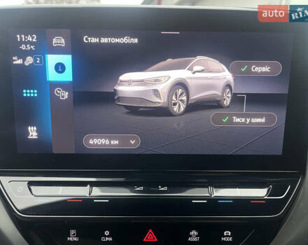 Сірий Фольксваген ID.4, об'ємом двигуна 0 л та пробігом 49 тис. км за 21700 $, фото 8 на Automoto.ua