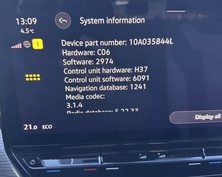 Сірий Фольксваген ID.4, об'ємом двигуна 0 л та пробігом 68 тис. км за 20900 $, фото 4 на Automoto.ua