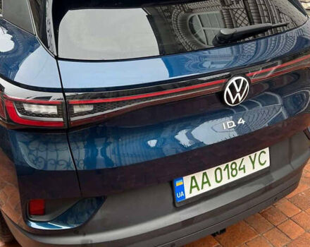 Синий Фольксваген ID.4, объемом двигателя 0 л и пробегом 55 тыс. км за 23500 $, фото 1 на Automoto.ua