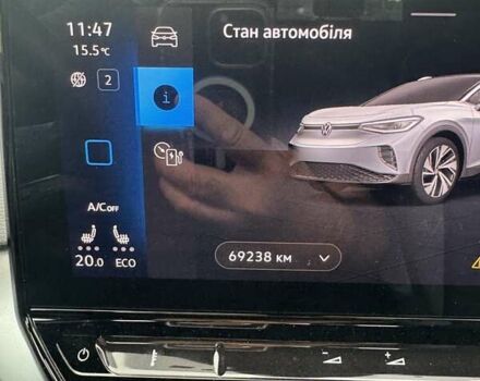 Синий Фольксваген ID.4, объемом двигателя 0 л и пробегом 69 тыс. км за 23999 $, фото 13 на Automoto.ua