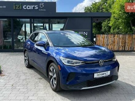 Синий Фольксваген ID.4, объемом двигателя 0 л и пробегом 27 тыс. км за 23500 $, фото 1 на Automoto.ua