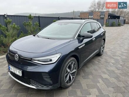 Синий Фольксваген ID.4, объемом двигателя 0 л и пробегом 46 тыс. км за 25800 $, фото 1 на Automoto.ua