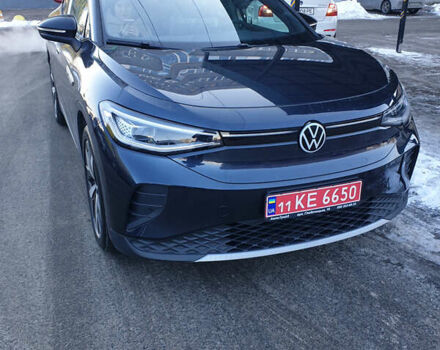 Синий Фольксваген ID.4, объемом двигателя 0 л и пробегом 5 тыс. км за 25500 $, фото 1 на Automoto.ua