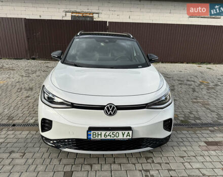 Белый Фольксваген ID.4 Crozz, объемом двигателя 0 л и пробегом 1 тыс. км за 29500 $, фото 1 на Automoto.ua