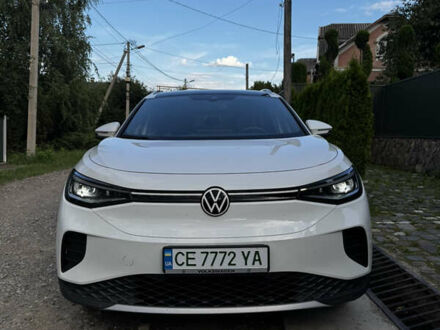 Фольксваген ID.4 Crozz 2022 в Черновцах на Automoto.ua Белый Фольксваген ID.4 Crozz, объемом двигателя 0 л и пробегом 25 тыс. км за 27000 $, фото 1 на Automoto.ua