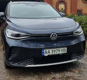 Синий Фольксваген ID.4 Crozz, объемом двигателя 0 л и пробегом 57 тыс. км за 24700 $, фото 1 на Automoto.ua
