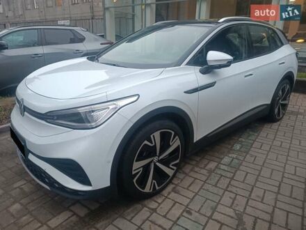 Белый Фольксваген ID.4 X, объемом двигателя 0 л и пробегом 55 тыс. км за 27000 $, фото 1 на Automoto.ua