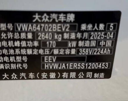Белый Фольксваген ID. Unyx, объемом двигателя 0 л и пробегом 1 тыс. км за 28999 $, фото 23 на Automoto.ua