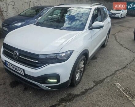Белый Фольксваген T-Cross, объемом двигателя 1 л и пробегом 85 тыс. км за 19000 $, фото 1 на Automoto.ua