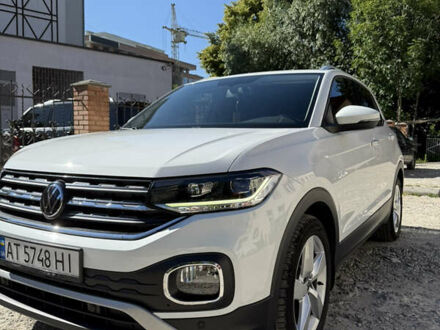 Фольксваген T-Cross 2021 в Трускавце на Automoto.ua Белый Фольксваген T-Cross, объемом двигателя 1 л и пробегом 37 тыс. км за 21000 $, фото 1 на Automoto.ua