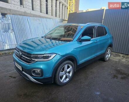 Синий Фольксваген T-Cross, объемом двигателя 1 л и пробегом 57 тыс. км за 19500 $, фото 2 на Automoto.ua