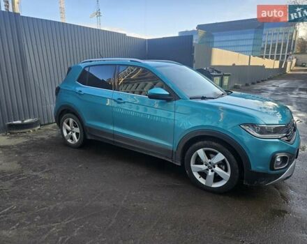 Синий Фольксваген T-Cross, объемом двигателя 1 л и пробегом 57 тыс. км за 19500 $, фото 1 на Automoto.ua