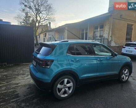 Синий Фольксваген T-Cross, объемом двигателя 1 л и пробегом 57 тыс. км за 19500 $, фото 3 на Automoto.ua