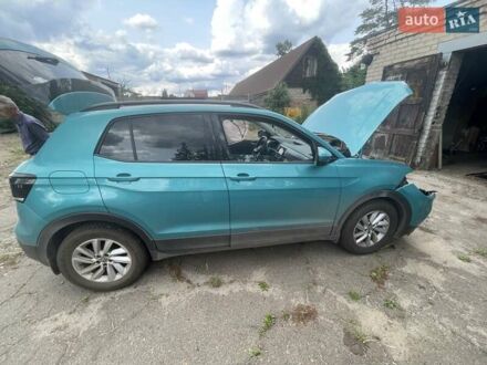 Синий Фольксваген T-Cross, объемом двигателя 1 л и пробегом 19 тыс. км за 14500 $, фото 1 на Automoto.ua