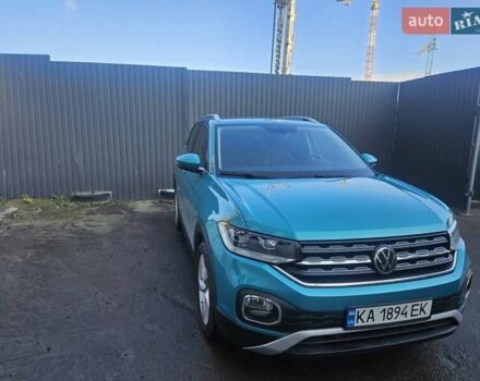Синий Фольксваген T-Cross, объемом двигателя 1 л и пробегом 57 тыс. км за 19500 $, фото 1 на Automoto.ua