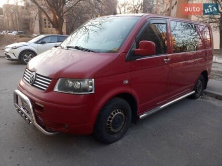 Фольксваген T5 (Transporter) груз-пасс. 2004 у Києві на Automoto.ua Червоний Фольксваген T5 (Transporter) груз-пасс., об'ємом двигуна 2 л та пробігом 226 тис. км за 8999 $, фото 1 на Automoto.ua
