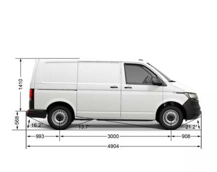 Фольксваген T6 (Transporter) груз, объемом двигателя 1.97 л и пробегом 0 тыс. км за 35565 $, фото 16 на Automoto.ua