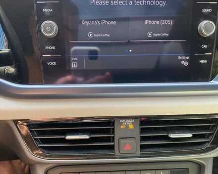 Черный Фольксваген Таос, объемом двигателя 1.5 л и пробегом 74 тыс. км за 17300 $, фото 17 на Automoto.ua