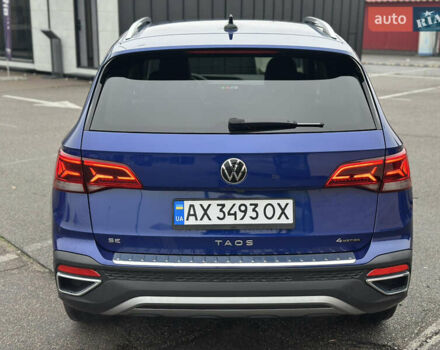 Синий Фольксваген Таос, объемом двигателя 1.5 л и пробегом 7 тыс. км за 22900 $, фото 4 на Automoto.ua