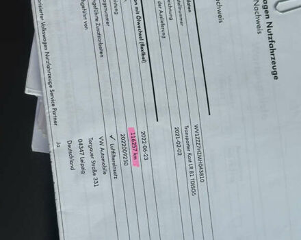 Белый Фольксваген Transporter, объемом двигателя 2 л и пробегом 224 тыс. км за 20500 $, фото 49 на Automoto.ua