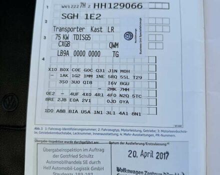 Білий Фольксваген Transporter, об'ємом двигуна 0 л та пробігом 236 тис. км за 15950 $, фото 25 на Automoto.ua