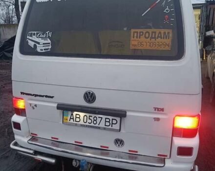 Білий Фольксваген Transporter, об'ємом двигуна 1.9 л та пробігом 360 тис. км за 5800 $, фото 9 на Automoto.ua