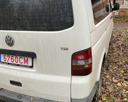 Білий Фольксваген Transporter, об'ємом двигуна 1.9 л та пробігом 232 тис. км за 5100 $, фото 3 на Automoto.ua