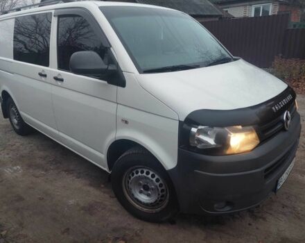 Белый Фольксваген Transporter, объемом двигателя 2 л и пробегом 281 тыс. км за 11500 $, фото 1 на Automoto.ua