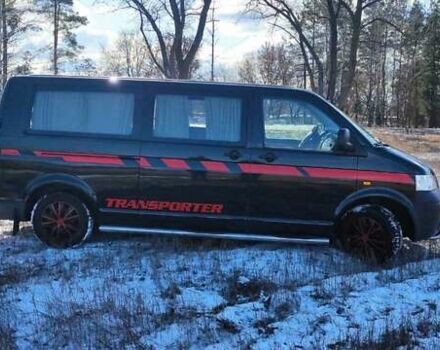 Черный Фольксваген Transporter, объемом двигателя 1.9 л и пробегом 404 тыс. км за 8950 $, фото 4 на Automoto.ua
