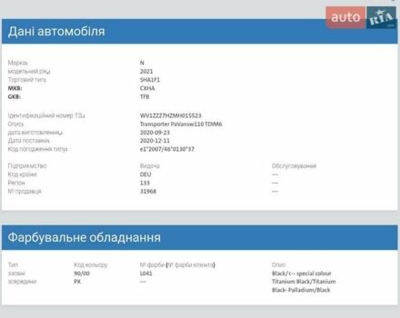 Черный Фольксваген Transporter, объемом двигателя 1.97 л и пробегом 203 тыс. км за 24950 $, фото 43 на Automoto.ua
