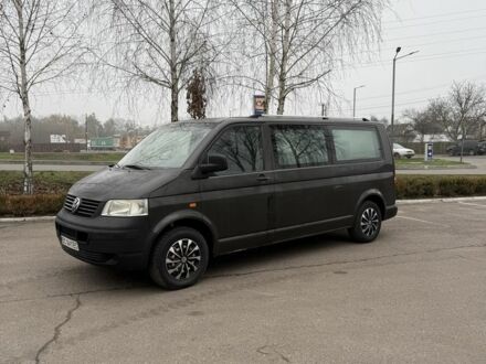 Черный Фольксваген Transporter, объемом двигателя 1.9 л и пробегом 400 тыс. км за 7200 $, фото 1 на Automoto.ua