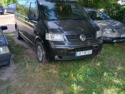 Черный Фольксваген Transporter, объемом двигателя 1.9 л и пробегом 320 тыс. км за 10500 $, фото 1 на Automoto.ua