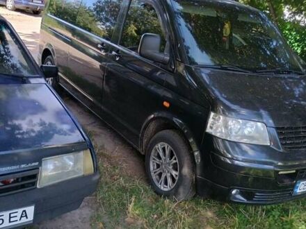 Черный Фольксваген Transporter, объемом двигателя 1.9 л и пробегом 320 тыс. км за 10500 $, фото 1 на Automoto.ua