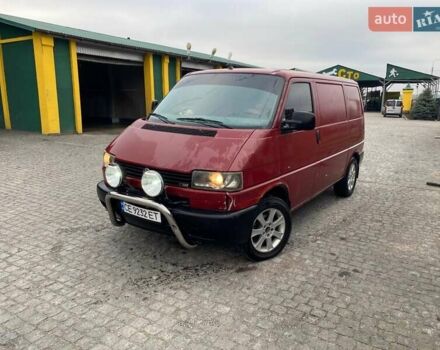 Красный Фольксваген Transporter, объемом двигателя 2.46 л и пробегом 425 тыс. км за 5500 $, фото 1 на Automoto.ua