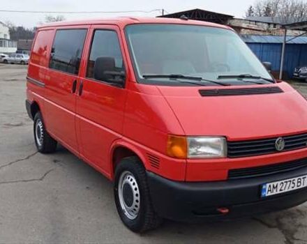 Червоний Фольксваген Transporter, об'ємом двигуна 2.46 л та пробігом 275 тис. км за 7000 $, фото 2 на Automoto.ua