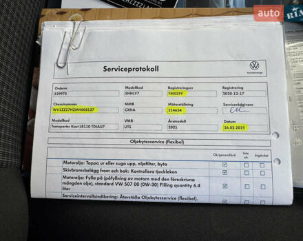 Красный Фольксваген Transporter, объемом двигателя 2 л и пробегом 219 тыс. км за 25950 $, фото 60 на Automoto.ua