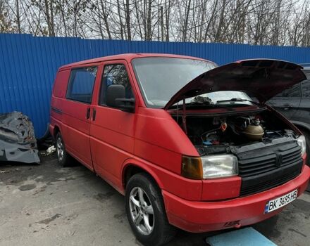 Красный Фольксваген Transporter, объемом двигателя 1.9 л и пробегом 400 тыс. км за 3400 $, фото 2 на Automoto.ua