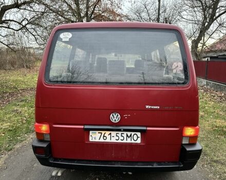 Красный Фольксваген Transporter, объемом двигателя 1.9 л и пробегом 300 тыс. км за 2200 $, фото 3 на Automoto.ua