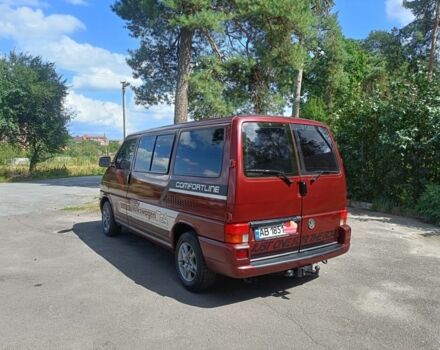 Красный Фольксваген Transporter, объемом двигателя 2.5 л и пробегом 527 тыс. км за 6700 $, фото 1 на Automoto.ua
