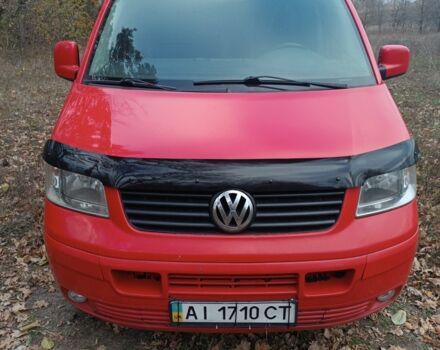 Красный Фольксваген Transporter, объемом двигателя 1.9 л и пробегом 400 тыс. км за 8500 $, фото 3 на Automoto.ua