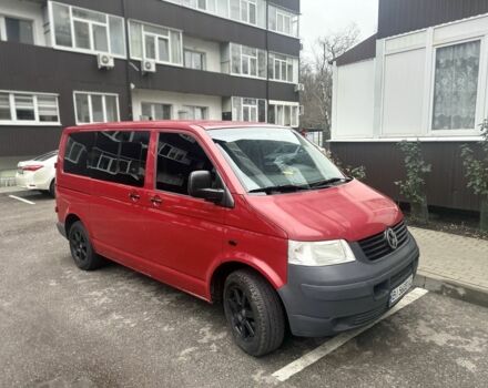 Красный Фольксваген Transporter, объемом двигателя 1.9 л и пробегом 252 тыс. км за 7500 $, фото 1 на Automoto.ua