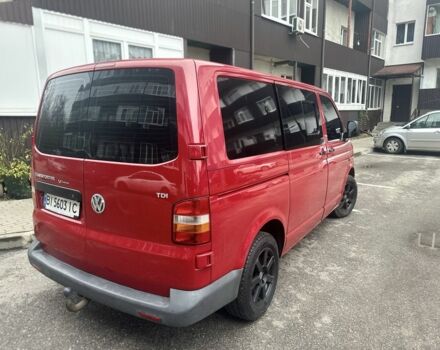 Красный Фольксваген Transporter, объемом двигателя 1.9 л и пробегом 252 тыс. км за 7500 $, фото 2 на Automoto.ua