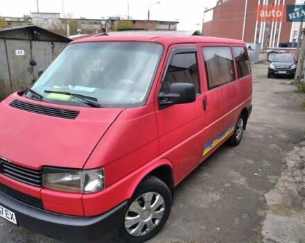 Красный Фольксваген Transporter, объемом двигателя 2 л и пробегом 50 тыс. км за 4500 $, фото 2 на Automoto.ua