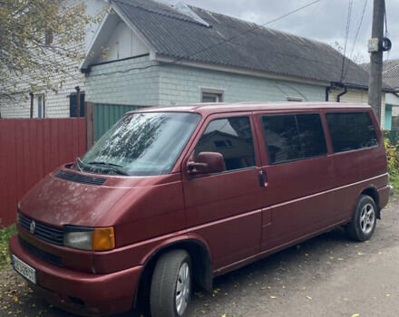 Красный Фольксваген Transporter, объемом двигателя 2.5 л и пробегом 370 тыс. км за 4800 $, фото 4 на Automoto.ua