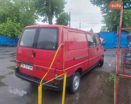 Червоний Фольксваген Transporter, об'ємом двигуна 2.4 л та пробігом 330 тис. км за 3800 $, фото 9 на Automoto.ua