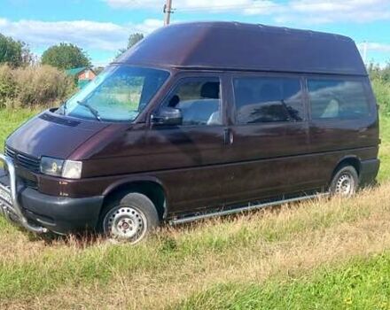 Красный Фольксваген Transporter, объемом двигателя 2.5 л и пробегом 280 тыс. км за 6000 $, фото 13 на Automoto.ua
