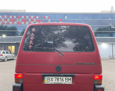 Червоний Фольксваген Transporter, об'ємом двигуна 2.46 л та пробігом 608 тис. км за 4599 $, фото 4 на Automoto.ua